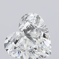 Shiny Heart Shape 1.00 CT E Color VS1 Clarity Lab grown Diamond For Engagement Ring