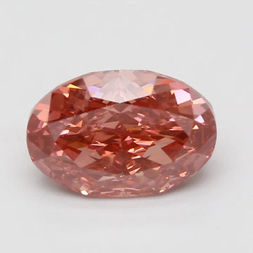 Fine Of 4.03 CT Oval Shape Fancy Vivid Pink Color VS2 Clarity Moissanite Diamond For Last Glow