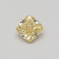 Elegant 0.38 CT Cushion Shape Fancy Yellow Color VVS2 Clarity Moissanite Diamond For New Song