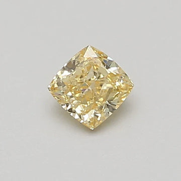 Elegant 0.38 CT Cushion Shape Fancy Yellow Color VVS2 Clarity Moissanite Diamond For New Song
