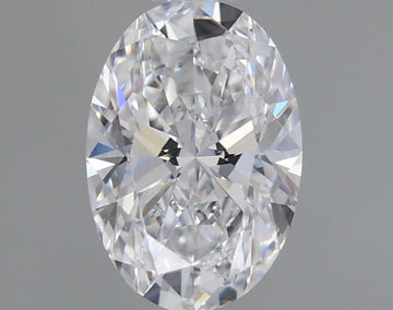 Brilliant 0.67 CT Oval Shape D Color VS1 Clarity Lab Grown Diamond For Birthday Surprise