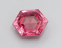 Perfect 1.91 CT Rose Cut Shape Fancy Vivid Pink Color SI1 Clarity Moissanite Diamond For Cocktail Ring
