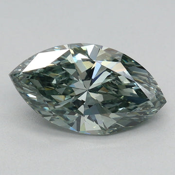 Fantastic Of 0.86 CT Marquise Shape Fancy Intense Green Color VS1 Clarity Lab Grown Diamond For Someone