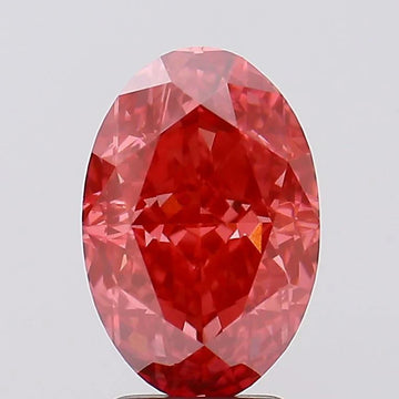 Dazzling Of 4.02 CT Oval Shape Fancy Vivid Pink Color VS2 Clarity Moissanite Diamond For Bright Echo