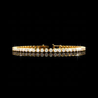 7 TCW Classic Tennis Bracelet with Sparkling Oval Cut Lab Grown Diamond Timeless Elegant Jewelry By Ivevar