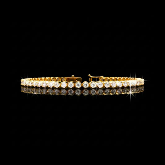 7 TCW Classic Tennis Bracelet with Sparkling Oval Cut Lab Grown Diamond Timeless Elegant Jewelry By Ivevar