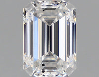 Latest 1.06 CT Emerald Shape E Color SI1 Clarity Lab grown Diamond For Cocktail Ring