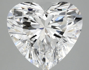 Trendy Of 4.07 CT Heart Shape D Color VS1 Clarity Lab Grown Diamond For Someone Special