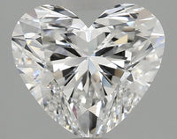 Brilliant Of 2.07 CT Heart Shape D Color VS1 Clarity Lab Grown Diamond For Anniversary Ring