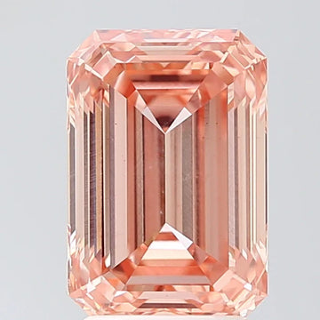 Excellent 2.94 CT Emerald Shape Fancy Intense Orange Color VS1 Clarity Moissanite Diamond For Gift Ring