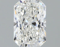Bright Radiant Shape F Color 1.00 CT SI1 Clarity Moissanite Diamond For Cocktail Ring