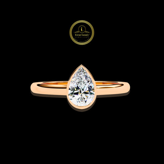 Vintage Style Marquise Diamond Engagement Ring Ivevar Gold Jewelry