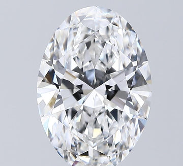 Classic 3.08 CT Oval Shape D Color VS1 Clarity Lab Grown Diamond For Special Propose Ring