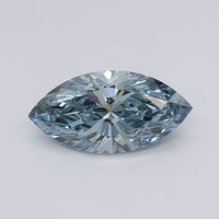 Perfect Of 2.05 CT Marquise Shape Fancy Intense Blue Color VS2 Clarity Lab Grown Diamond For True North
