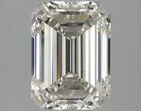 Fantastic 3.83 CT Emerald Shape H Color VS2 Clarity Lab grown Diamond For Special One Ring