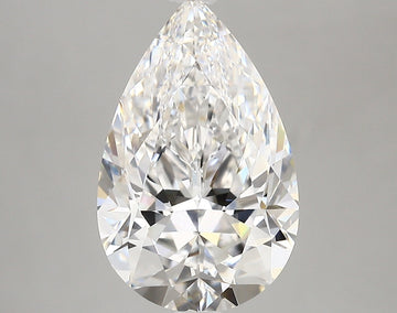 Stylish 3.68 CT Pear Shape D Color VS1 Clarity Moissanite Diamond For Special One Ring