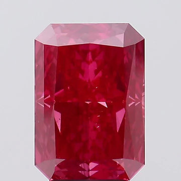 Shiny Of 4.01 CT Emerald Shape Fancy Vivid Pink Color VS2 Clarity Moissanite Diamond For Gold Silence