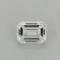 Elegant Of 0.38 CT Emerald Shape D Color VS1 Clarity Moissanite Diamond For Soft Glow