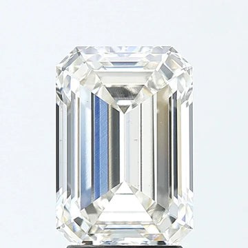 Excellent 3.31 CT Emerald Shape H Color VS2 Clarity Moissanite Diamond For Cocktail Ring