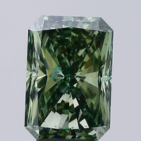 perfect Of 4.29 CT Emerald Shape Fancy Vivid Green Color VS2 Clarity Lab Grown Diamond For Far Echo