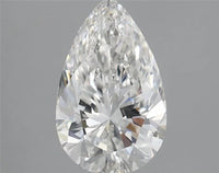 Bold Beauty 1.63 CT Pear Shape E Color VVS2 Clarity Moissanite Diamond For Anniversary Ring
