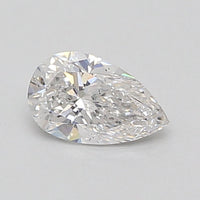 Ultimate 0.62 CT Pear Shape D Color SI1 Clarity Lab Grown Diamond For the Endless Ease