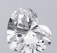 Stylish Of 1.09 CT Heart Shape D Color VS1 Clarity Lab Grown Diamond For Warm Echo