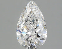Trendy D Color 1.04 CT Pear Shape SI1 Clarity Moissanite Diamond For Engagement Ring