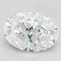 Perfect 2.08 CT Oval Shape D Color VVS1 Clarity Lab grown Diamond For Soft Glow