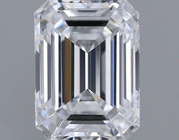 perfect Of 0.47 CT Emerald Shape D Color VS1 Clarity Lab Grown Diamond For Her Smile