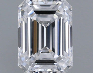 perfect Of 0.47 CT Emerald Shape D Color VS1 Clarity Lab Grown Diamond For Her Smile