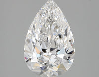 Perfect 2.18 CT Pear Shape D Color VS1 Clarity Moissanite Diamond For Special One Ring