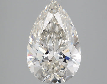 Fantastic 3.06 CT Pear Shape H Color VS1 Clarity Lab grown Diamond For Special One Ring