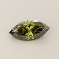 Perfect Of 0.70 CT Marquise Shape Fancy Vivid Green Color VS1 Clarity Lab Grown Diamond For Special One