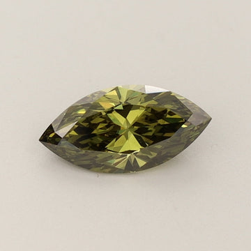 Perfect Of 0.70 CT Marquise Shape Fancy Vivid Green Color VS1 Clarity Lab Grown Diamond For Special One