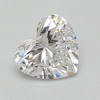 Perfect Of 0.85 CT Heart Shape D Color VS1 Clarity Lab Grown Diamond For Cocktail Shine