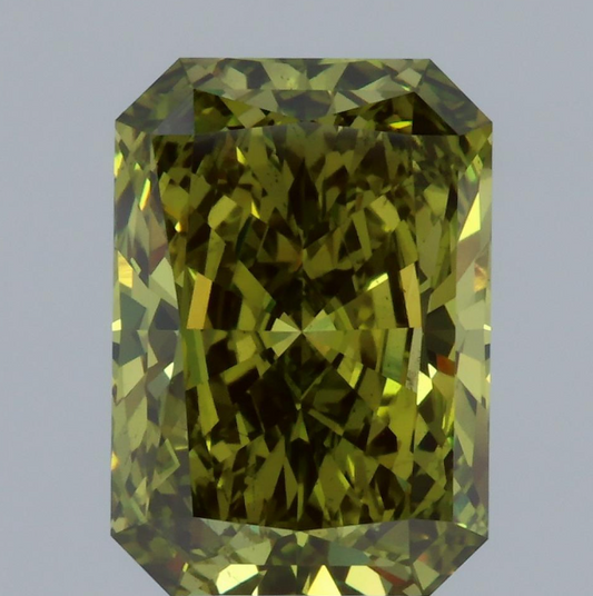 Excellent Of 4.49 CT Emerald Shape Fancy Vivid Green Color VS2 Clarity Lab Grown Diamond For The Drift