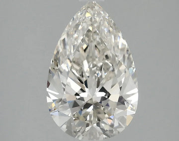 Shiny 2.07 CT Pear Shape H Color VS1 Clarity Moissanite Diamond For Wedding Ring