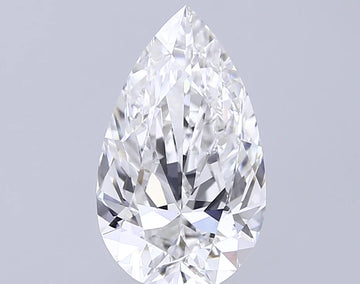 Shiny 3.00 CT Pear Shape F Color VS1 Clarity Moissanite Diamond For Open Skies