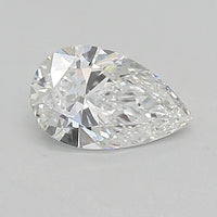 Sparkling 0.43 CT Pear Shape E Color VS1 Clarity Moissanite Diamond For Soft Glow