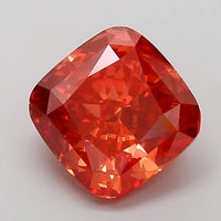 Cocktail 4.00 CT Cushion Shape Fancy Vivid Orange Pink Color VS2 Clarity Moissanite Diamond For Still Nights