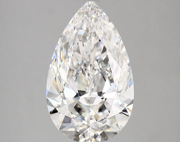 Unique 3.72 CT Pear Shape D Color VS1 Clarity Moissanite Diamond For Engagement Ring