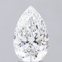 Excellent 2.19 CT Pear Shape D Color VS2 Clarity Moissanite Diamond For Engagement Ring