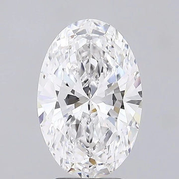 Great 3.27 CT Oval Shape D Color VS1 Clarity Moissanite Diamond For Anniversary Ring