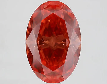 Classic Of 3.14 CT Oval Shape Fancy Vivid Brownish Pink Color VS2 Clarity Moissanite Diamond For Found Light