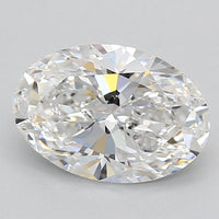 Excellent 2.09 CT Oval Shape D Color VVS1 Clarity Lab grown Diamond For Her Voice