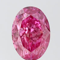 Bold Beauty Of 2.01 CT Oval Shape Fancy Vivid Pink Color VS2 Clarity Moissanite Diamond For Clear Eyes
