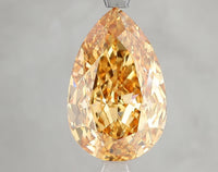 Bold Beauty 5.08 CT Pear Shape Fancy Vivid Yellow Color VVS2 Clarity Moissanite Diamond For Gift Ring