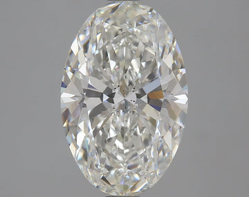 Unique 3.03 CT Oval Shape H Color SI1 Clarity Lab grown Diamond For Propose Ring