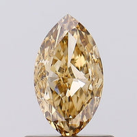 Excellent Of 0.76 CT Marquise Shape Fancy Light Brown Color VS1 Clarity Lab Grown Diamond For Engagement Ceremony
